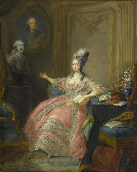Jean Baptiste Gautier Dagoty Portrait of Marie Josephine of Savoy Spain oil painting art